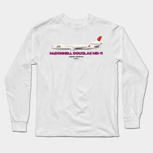 McDonnell Douglas MD-11 - Japan Airlines Long Sleeve T-Shirt